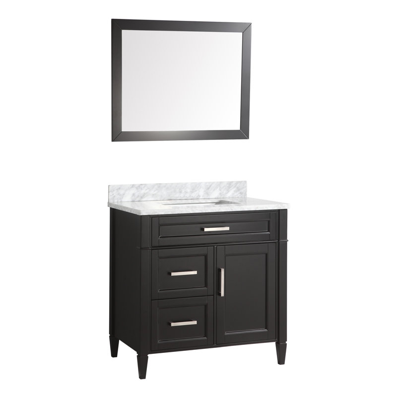 Gracie Oaks Lachine 36'' Free Standing Single Bathroom Vanity with
